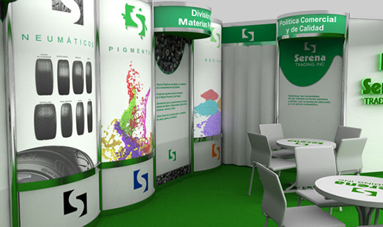 Diseno stand Serena